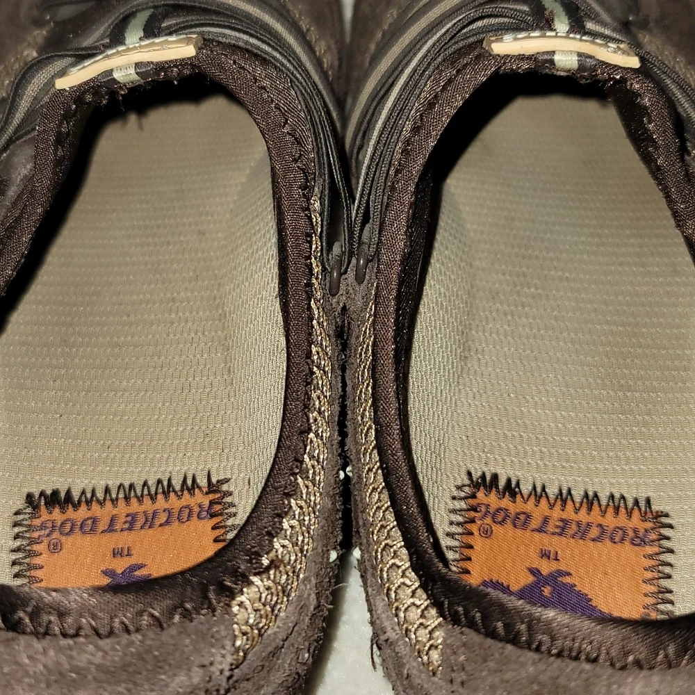 Rocket Dog Brown Slip‑On Comfort Shoes Women’s 9 (Elastic Straps)